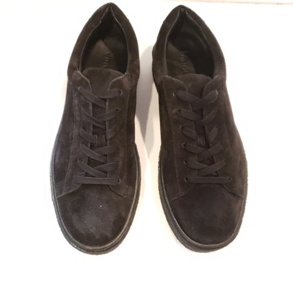 Vince. Womens sneakers black suede 8 - Picture 6 of 8